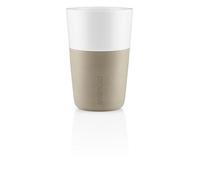 Juego de 2 tazas Eva Solo Cafe Latte, porcelana, silicona, beige perla 360ml 501134