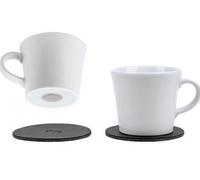 Juego de 2 tazas manéticas de porcelana para expresso 70 ml silwy®
