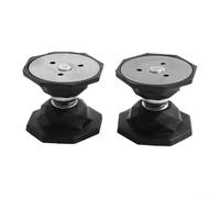 Juego de 2 topes magnéticos para puerta de caravana, autocaravana, puertas de autocaravana, con imán fuerte y construcción de silicona para un uso duradero (negro)