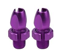 Juego de 2 tornillos de ajuste de palanca de freno de bicicleta M10 para pernos de ajuste de cable de cambio de bicicleta, adecuados para pinza de disco central voladizo y sistemas de freno en V