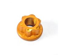 Juego de 2 tuercas de eje de rueda trasera M10x1 0 para bicicleta tradicional vintage, hechas de aleación de aluminio (sin logotipo dorado)