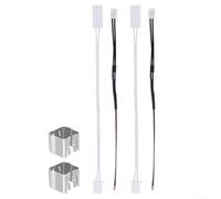 Juego de 2 unidades de calentador y termistor para laboratorio Bambu para X1 para impresoras 3D X1C de 24 V 48 W, elemento de calentamiento de respuesta rápida con detección de amplio rango de