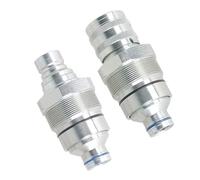 Juego de 2 unids/set de acopladores de cara plana macho y hembra 7246802 7246799 for acopladores de conexión rápida hidráulica S450-S770 T450 de 1/2 pulgadas