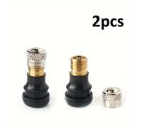 Juego de 2 válvulas de aire sin cámara de vacío para Max G30 para Xiaomi M365 1S, accesorios de gas para rueda de patinete eléctrico