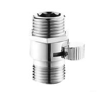 Juego de 2 válvulas de parada de ducha con control rápido de flujo de agua, hechas de latón para resistencia a la corrosión, compatible con múltiples tipos de accesorios de ducha (B)