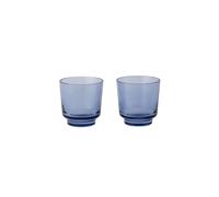 Juego de 2 Vasos Raise Indigo de 20 Cl