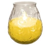 Juego de 2 velas de citronela en tarro de cristal para repeler insectos