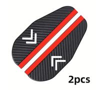 Juego de 2 viseras para lluvia para espejo retrovisor de coche, de fibra de carbono, ajuste universal para Berlingo, , Picasso, , C3, C1, C4, C5x7 y más modelos