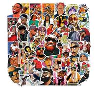 Juego de 2 X 50 Pegatinas de Hip-Hop, Moda Hip Hop Graffiti Pegatinas, Pegatina Rock and Roll, Impermeable Vinilo Pegatina, Cool Stickers para Portátil, Equipaje, Botella, Monopatín, Casco