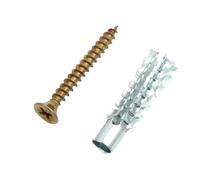 Juego de 20/50/100 tornillos autorroscantes de expansión dentados de metal for tubos de hormigón, tapones de perforación for paredes, anclajes y kits de pernos.(M8 100Sets)