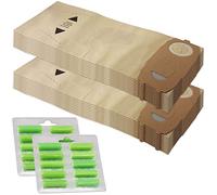Juego de 20 bolsas de aspiradora + 20 ambientadores para Vorwerk Kobold VK 118 119 120 121 122 - FP 118-122 - con papel especial