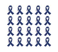 Juego de 20 broches de cinta de causa social, broches de aleación, alfileres de pecho, decoración de abrigos de voluntarios, accesorios de ropa, juego de alfileres de cinta, talla única, como se