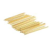 Juego de 20 cables de latón para guitarra, bajo, diapasón, reemplazos, 19 trastes, 22 trastes, 2,2 mm, 2,0 mm, cables de traste de guitarra, alambre de traste