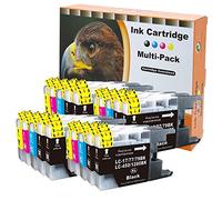 Juego de 20 cartuchos de tinta equivalente a LC-1280 LC-17 LC-77 LC-79 LC-450 Brother MFC J5910 DW/MFC J6510 W/MFC J6710 DW/MFC J6910 DW