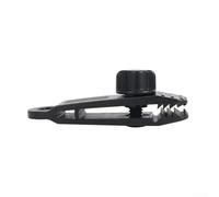 Juego de 20 clips de lona para exteriores resistentes para acampar y estructuras temporales (negro)