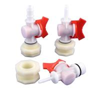 Juego de 20 Conectores de válvula de Bola G1/2 a 4~20 mm for Tanque de Agua, Juego de filtros for Acuario, riego de jardín, Juntas de Manguera for Piscina, 20 Unidades(G1I2-12mm)
