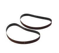 Juego de 20 correas de lijado 60 120 240 400 600 grano fuerte paño de esmeril para adaptador de lijadora M10 pulido en construcción naval y maquinaria