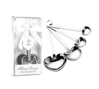 Juego de 20 cucharas medidoras con diseño en forma de corazón para despedida de soltera o recuerdos de boda, regalos o recuerdos para invitados con cajas de regalo hechas a mano, decoración de fiestas