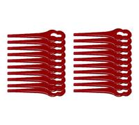 Juego de 20 cuchillas de repuesto para cortabordes con batería Einhell BG-CT 18 Li, RG-CT 18/1, GE-CT 18 Li, GE-CT 18 Li, GE-CT 18 Li Kit de cuchillas de nailon