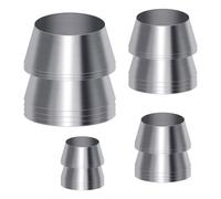 Juego de 20 cuñas de seguridad con mango redondo de metal para mano y martillo de cuña de acero para hacha, martillo de garra, trineo (0.31/0.39/0.47/0.55 pulgadas)