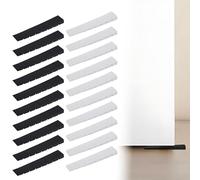 Juego de 20 cuñas para muebles LACHT, cuñas de tope de 8 x 20 x 100 mm en blanco, cuñas de compensación de plástico con puntos de rotura teóricos integrados, cuñas, cuñas para muebles