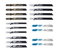 Juego de 20 hojas de sierra de calar T-Shaft universales en HSS y HCS, compatibles con la mayoría de sierras de calar, para madera, metal y plástico, duraderas para bricolaje y uso profesional