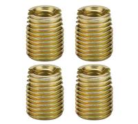 Juego de 20 insertos de rosca ranurados autorroscantes, accesorios de inserción de hilo autorroscante de acero al carbono 302 para la industria automotriz (Interior M4*0,7, exterior M6,5 * 0,75,