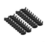 Juego de 20 juntas de goma para manillar de bicicleta, adaptador de junta antideslizante antivibración para manillar de 22,2/25,4 a 31,8 mm para bicicletas de montaña de carretera