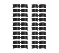 Juego de 20 juntas de goma para manillar de bicicleta diseñadas para manillares de 22,2 mm, 25,4 mm y 31,8 mm de diámetro utilizado con soportes de teléfono y luces