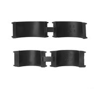 Juego de 20 juntas de goma para manillar de bicicleta para barras de 22,2 mm, 25,4 mm, 31,8 mm de diámetro, antideslizantes, resistentes, separadores de goma para soportes de teléfono, luces, espejos