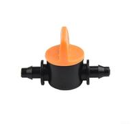 Juego de 20 mini válvulas para sistema de riego de manguera de 4/7 mm con conector de púas, control de flujo de agua para plantas, agricultura, césped, uso industrial