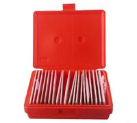Juego de 20 pares de espaciadores paralelos de acero, 1/32 pulgadas de grosor x 6 pulgadas de largo, bloques de tornillo de banco maquinista +/-0.000 pulgadas para fresado y molienda CNC, aleación de