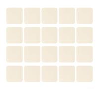 Juego de 20 piezas de gamuza de fibra superfina para técnicas artísticas de limpieza, detalles y preparación, múltiples aplicaciones (beige)