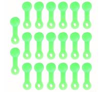 Juego de 20 piezas de goma de pezón de purga de freno hidráulico de bicicleta para pinzas de freno de disco compatibles con diferentes sistemas de marca (verde)