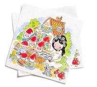Juego de 20 servilletas de papel Sprookjeswald - Decoración de mesa de cuento de hadas para cumpleaños infantiles y fiestas - Blond Amsterdam x Efteling