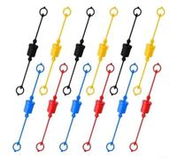 Juego de 20 tapones hidráulicos antipolvo para acopladores macho y hembra estándar ISO7241A que proporcionan un sellado eficaz para evitar fugas y entrada de contaminantes (1/4)