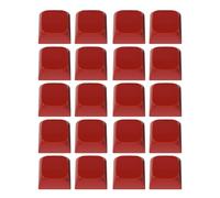 Juego de 20 teclados mecánicos Jades Jelly Keycap 1U XDA de altura sin impresión para interruptores MX