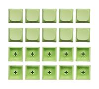 Juego de 20 teclas de color 1U resistentes a las manchas y a prueba de huellas dactilares que mejoran tu escritura mecánica del teclado