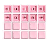 Juego de 20 teclas PBT DSA 1U, juego de teclas personalizadas de colores para teclado mecánico de juegos, teclado 1U, mouse y teclado, accesorio para computadora y oficina