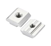 Juego de 20 tuercas M5 tipo B, M5, ranura en T, acero al carbono, para ranura de extrusión de perfil de aluminio 30