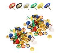 Juego De 200 Chinchetas De Colores, Chinchetas Con Caja De Almacenamiento, Chinchetas De Mapas De Metal, Chinchetas Decorativas Creativas, Adecuadas Para Notificaciones Y Tableros De Anuncios