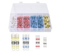 Juego de 200 conectores de soldadura, 26-10 AWG, conector de cable resistente al agua, aislante, tubo termorretráctil con estaño de soldadura, conector termorretráctil para automóviles, marinos,