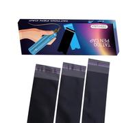 Juego de 200 fundas para bolígrafos tatuados, fundas para máquinas tatuadas, prácticos bolsillos para bolígrafos tatuados