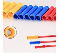 Juego de 200 tubos termorretráctiles compatibles con la serie BV1 25 BV2 BV5, aislamiento de PVC con núcleos de latón para fiabilidad del circuito eléctrico (C)