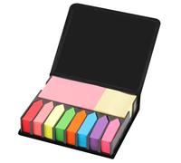 Juego de 2000 notas, 12 colores, 3 tamaños, con marcadores adhesivos, flechas y marcadores laterales, incluye caja de notas y funda de poliuretano, suministros de oficina, suministros de oficina