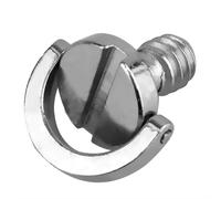 Juego de 21 adaptadores de zapata para cámara con bola y 5 tornillos de montaje de placa de 1/4 de pulgada con anillo en D