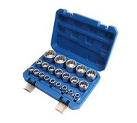 Juego de 21 piezas de dados de 12 puntas con forma de flor de ciruelo, cabeza de dado grande de 1/2 pulgada, 8-36 mm, especificación, cabeza de dado con forma de flor de ciruelo Para bricolaje