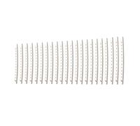 Juego de 22 cables de traste de guitarra de 2,5 mm, 22 trastes, de acero inoxidable, para guitarra eléctrica, bajo, diapasón, reemplazos