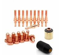 Juego de 22 piezas consumibles para antorcha de plasma Thermal Dynamics SL60/SL100, electrodos 9-8215, boquillas 9-8207, tapas protectoras 9-8218, caja de encendido 9-8213