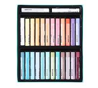 Juego de 24 + 2 pasteles al óleo, juego de palos de pintura al óleo, crayón Pastel al óleo suave soluble en agua, suministros de arte para niños(#2)